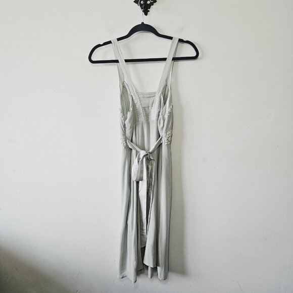 Nougat London 100% Silk Beaded Dress Size 2 US 6 Fairycore Whimsy Feminine - Picture 2 of 6